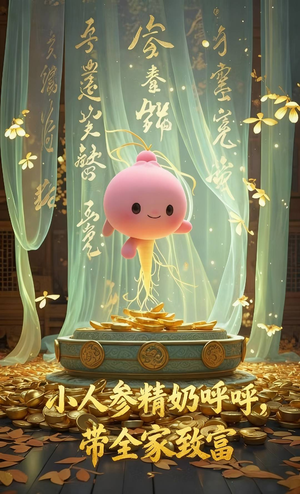 小人参精奶呼呼带全家暴富（58集）好看上头的短剧