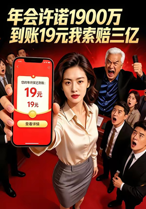 年会许诺1900万，到账19元我索赔三亿（75集）超好看古装短剧