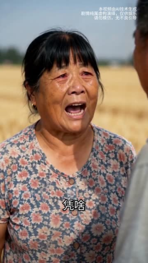 讹走收割机后，她家麦子烂地里（50集）深深爱上这部剧