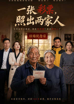 一张彩票，照出两家人（34集）古装短剧推荐